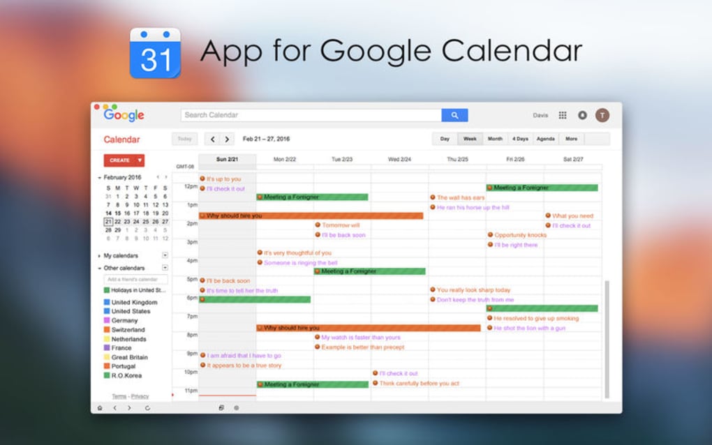download calendar app for mac